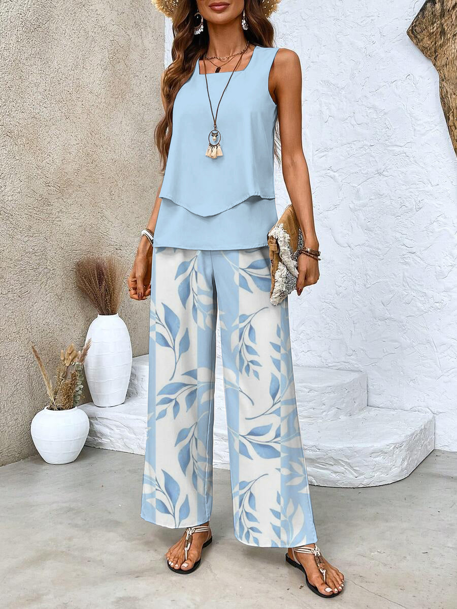 Averie Elegant Summer Set | Women's Outfit Two-Piece Set