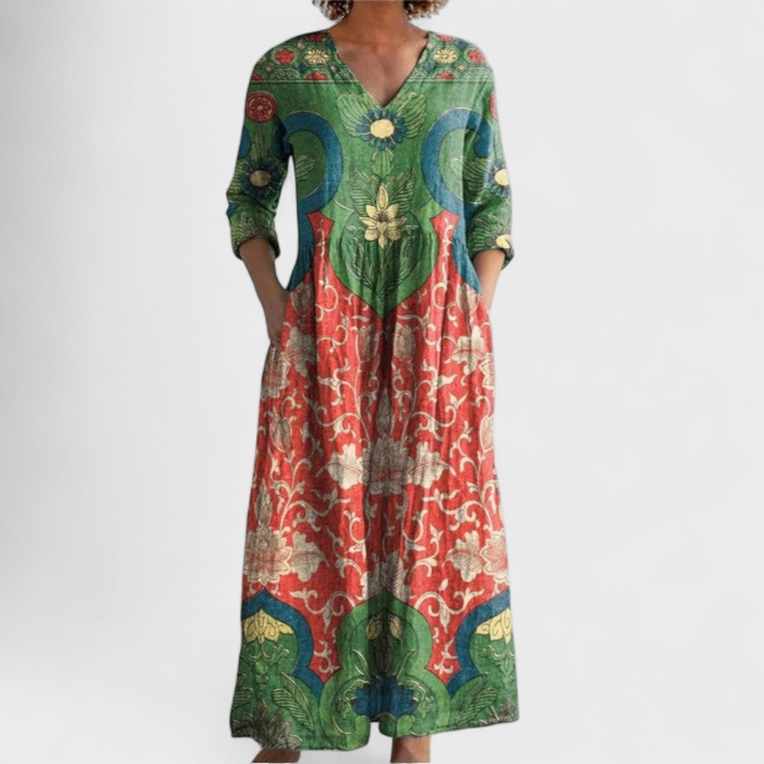 Celestine Maxi Dress | Women's Plus Size Floral Maxi Dress