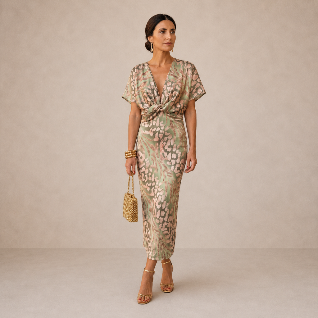 Copper Midi Dress | Women's Summer Dress