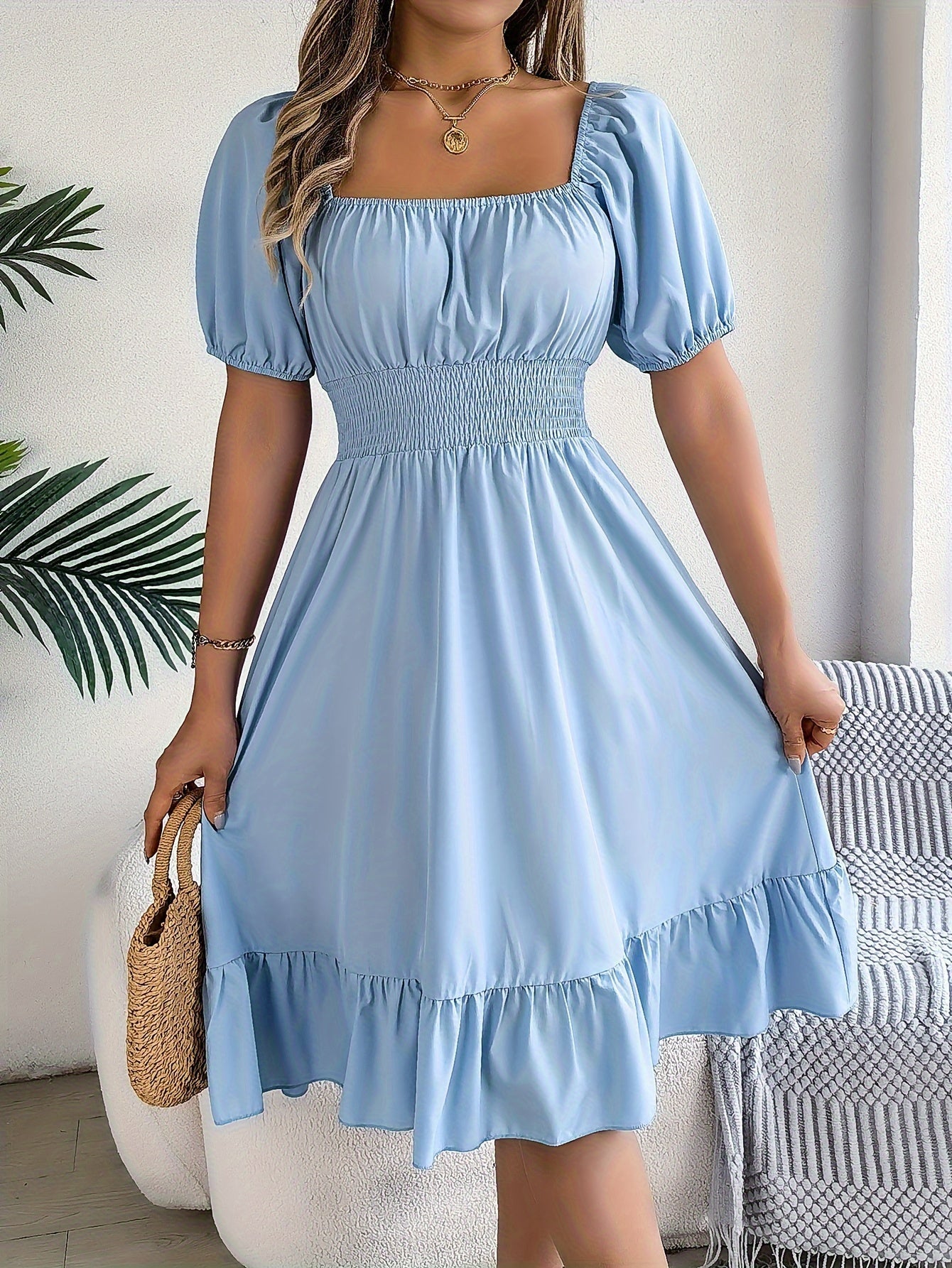 Lyza Puff Dress | Women's Cocktail Dress