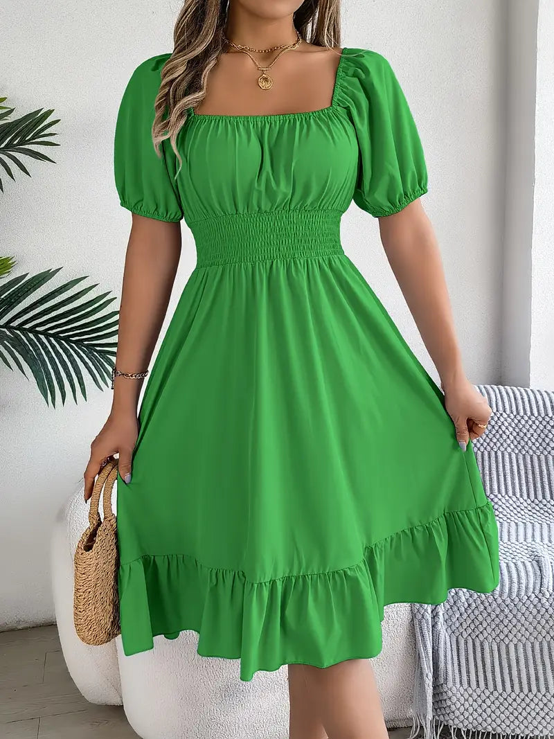Lyza Puff Dress | Women's Cocktail Dress