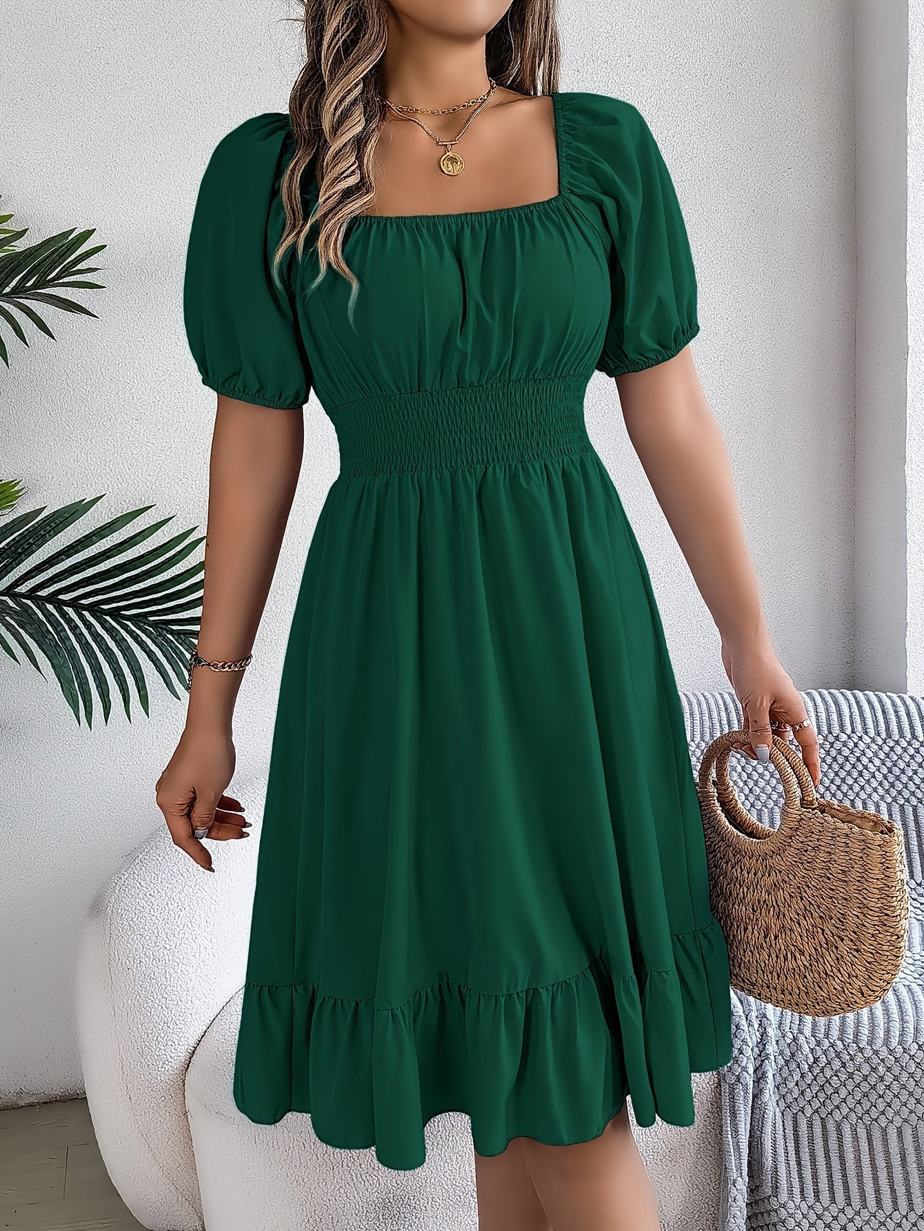 Lyza Puff Dress | Women's Cocktail Dress