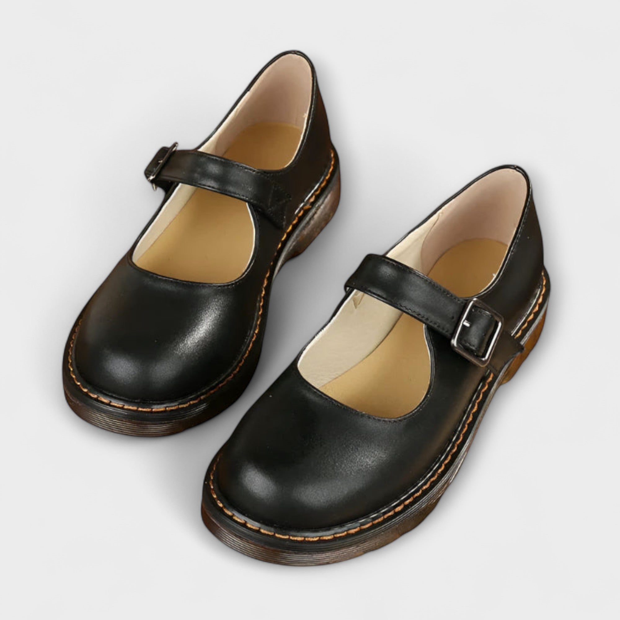 Mary Jane Leather Shoes | Women's Comfort Footwear