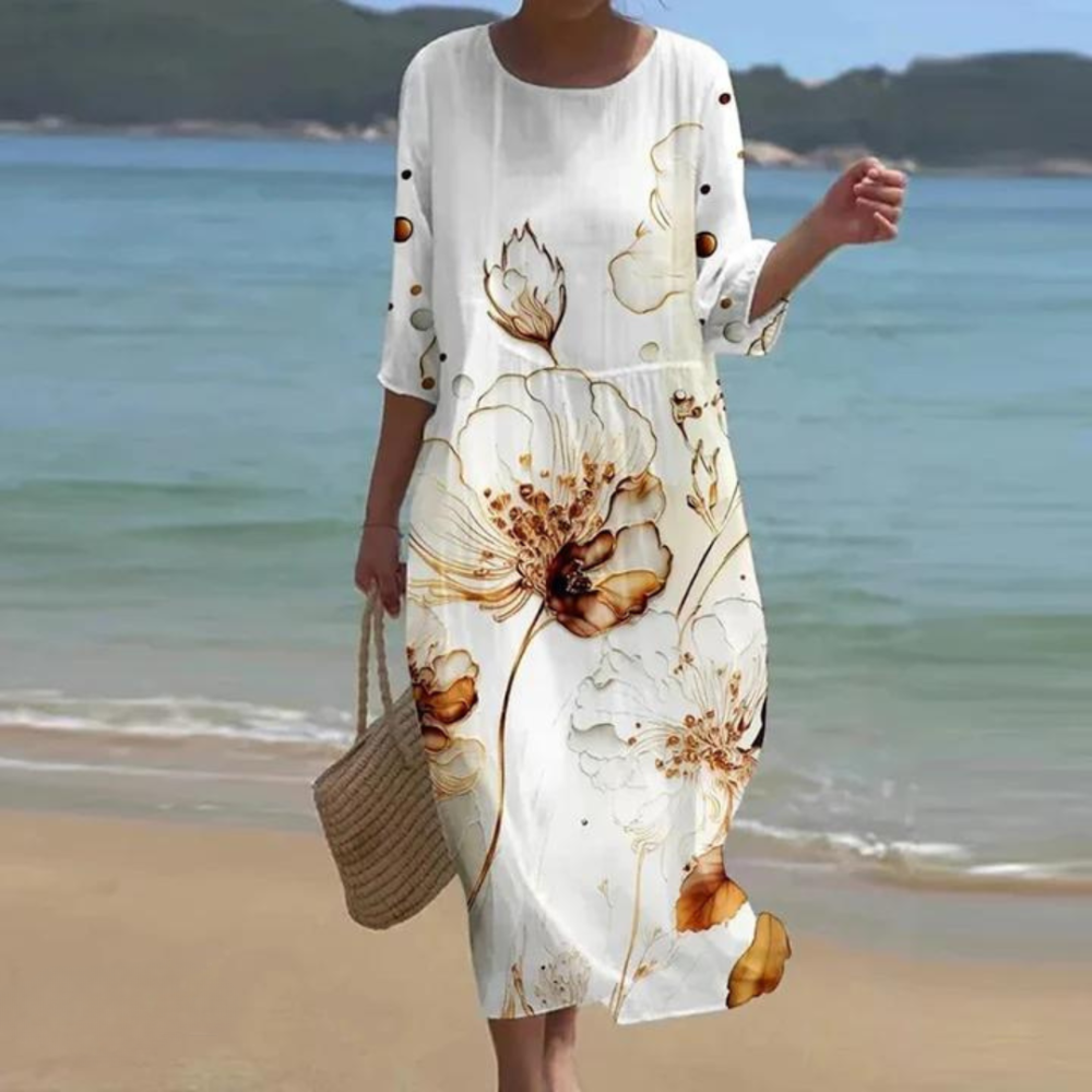 Andrea Gathered Waist Dress | Women's Formal Dress