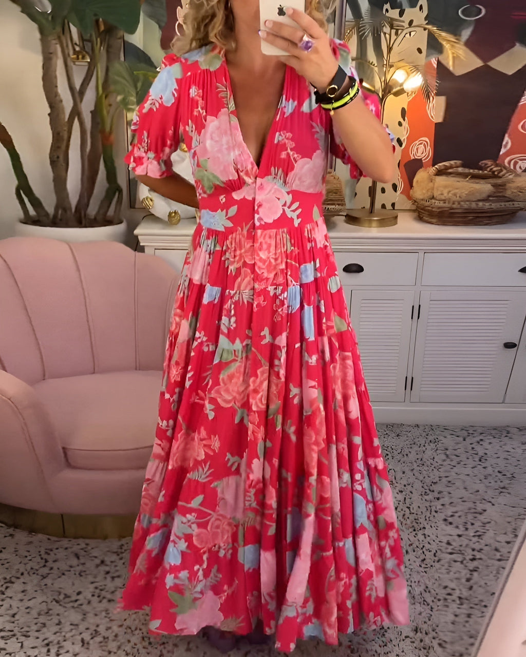 Montelle Floral Maxi Dress | Women's Summer Dress