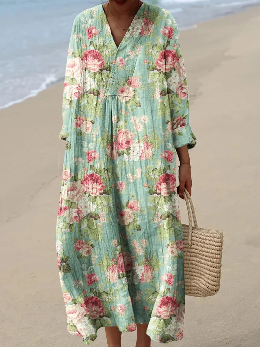 Kaia Floral Rose Print | Women's Dress