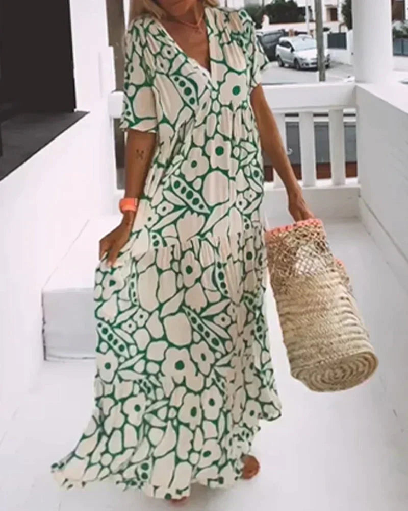 Avienne Flowy Plus Size Dress| Women's Dress