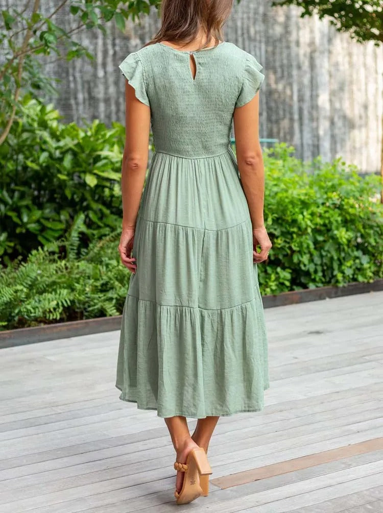Cyrene Linen Summer Dress | Women’s Dress