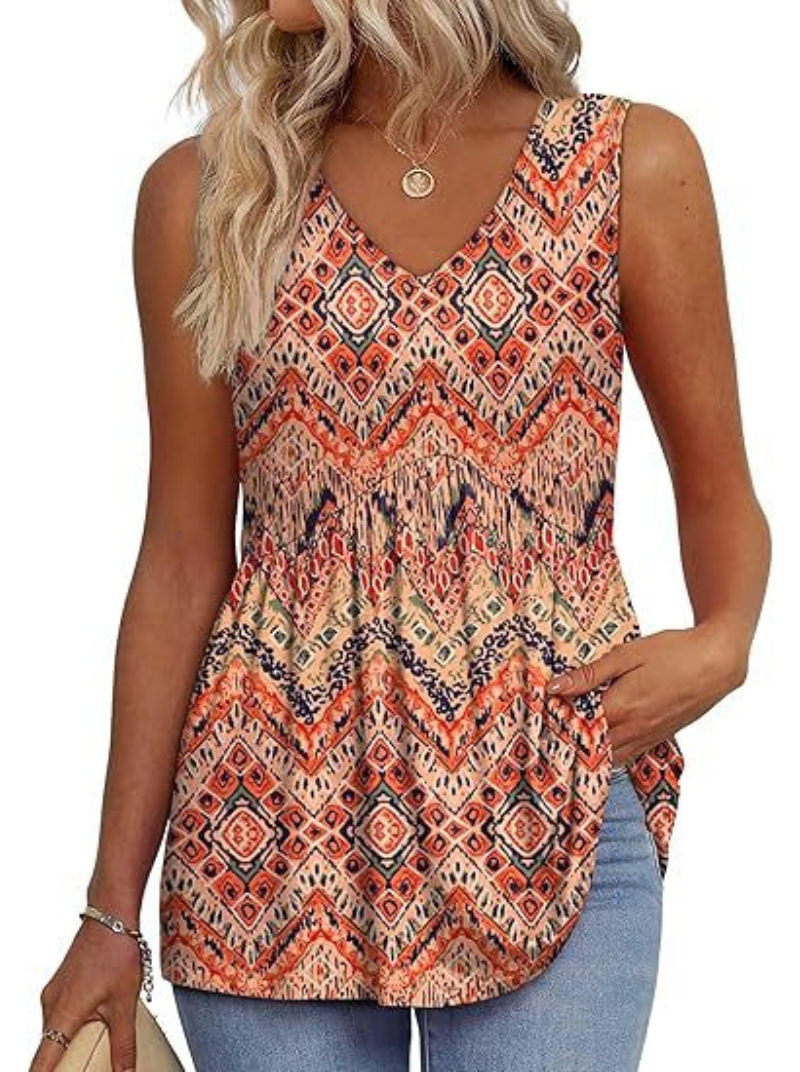 Annie Casual Sleeveless Top | Women's Daily Top