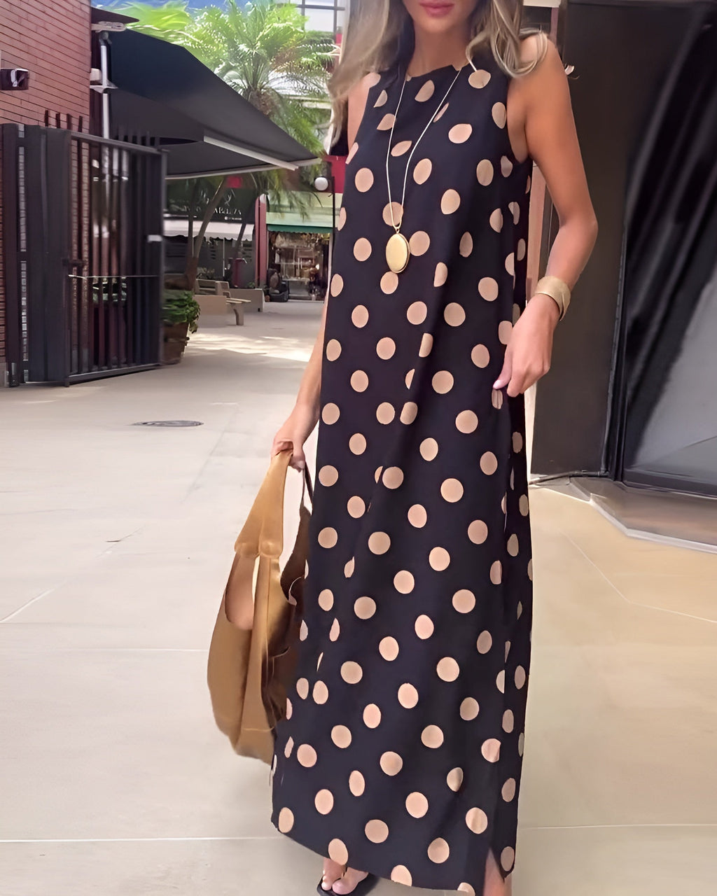 Roxane Polka Dot Maxi Dress | Women's Dress