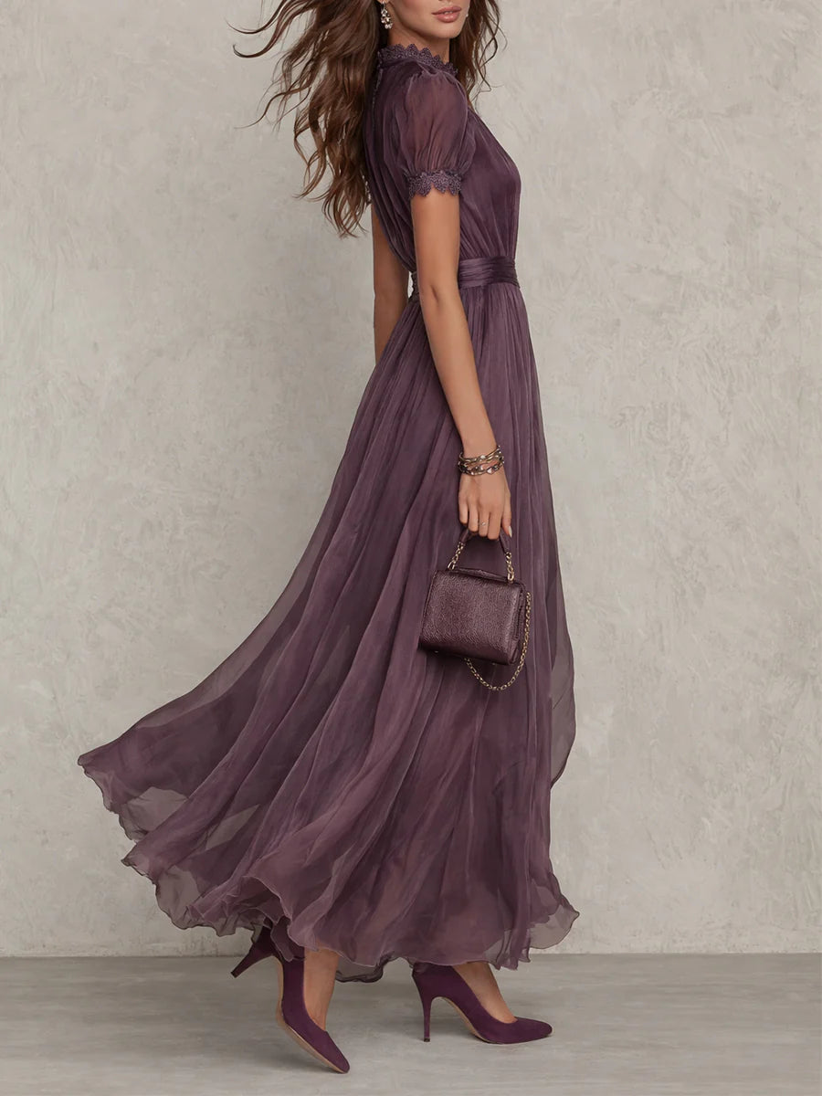 Valentina Maxi Dress | Women's Wedding Guest Dress in Purple