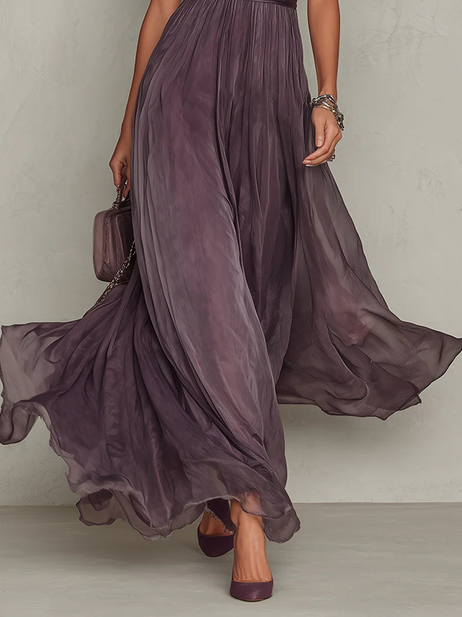 Valentina Maxi Dress | Women's Wedding Guest Dress in Purple